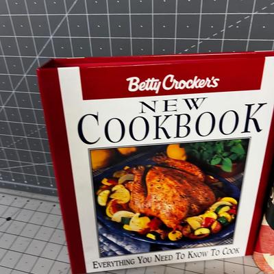3 BETTY CROCKER COOK BOOKS, Through the years.