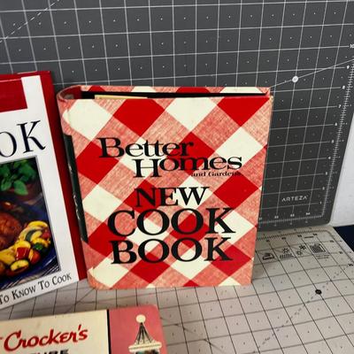 3 BETTY CROCKER COOK BOOKS, Through the years.