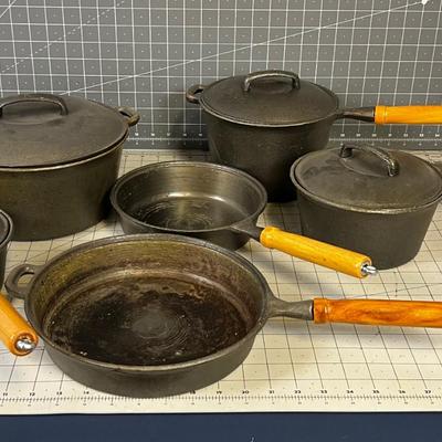 Cast Iron Cook Set 5 Pieces