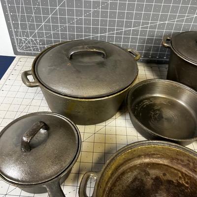 Cast Iron Cook Set 5 Pieces