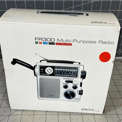 FR300 Multi Purpose Hand Crank Radio, New in the Box 