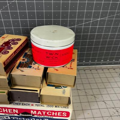 Matches (13 Boxes) and Emergency Candle