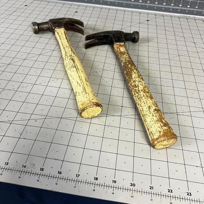 Pair of Wood Hammers 