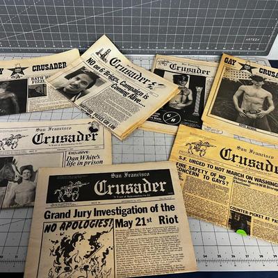 Gay CRUSADER paper Late 70's Early 80's 