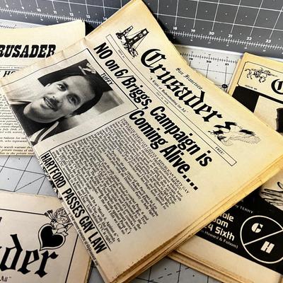 Gay CRUSADER paper Late 70's Early 80's 