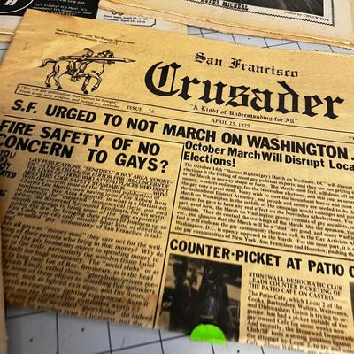 Gay CRUSADER paper Late 70's Early 80's 
