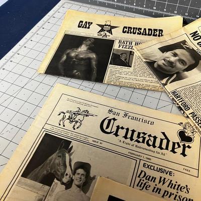 Gay CRUSADER paper Late 70's Early 80's 