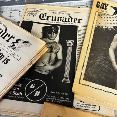 Gay CRUSADER paper Late 70's Early 80's 