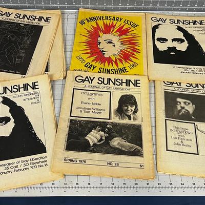 GAY SUNSHINE NEWSPAPER, A Journal of Gay Liberation