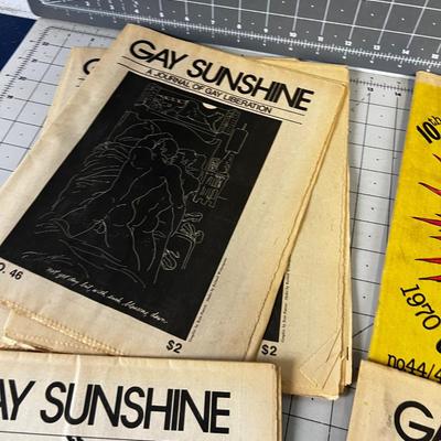 GAY SUNSHINE NEWSPAPER, A Journal of Gay Liberation