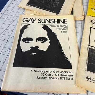 GAY SUNSHINE NEWSPAPER, A Journal of Gay Liberation