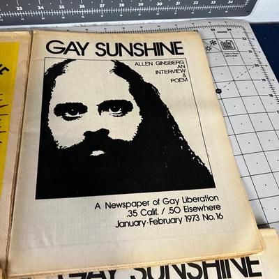 GAY SUNSHINE NEWSPAPER, A Journal of Gay Liberation