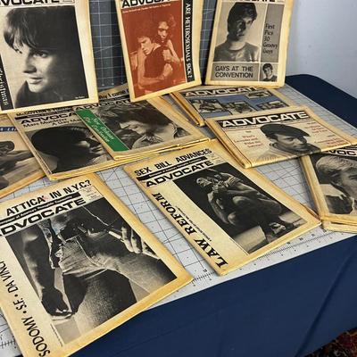 Advocate News Paper Mid 70's 