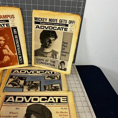 Advocate News Paper Mid 70's 
