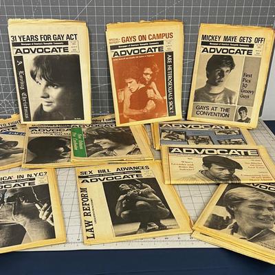 Advocate News Paper Mid 70's 