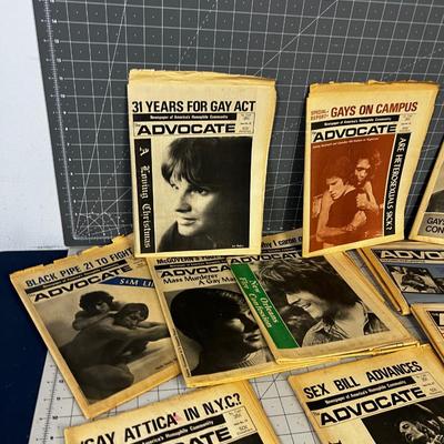 Advocate News Paper Mid 70's 