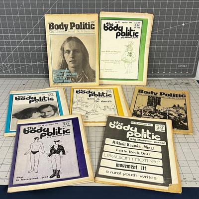 THE BODY POLITIC,  Gay Liberation Journal. 