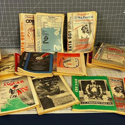 Data Boy Gay News Print Magazine Late 70's / Early 80's Multiples o same issue