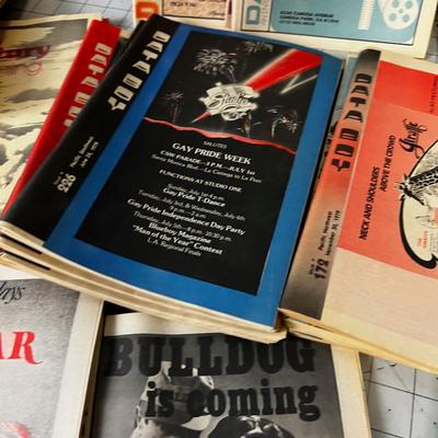 Data Boy Gay News Print Magazine Late 70's / Early 80's Multiples o same issue