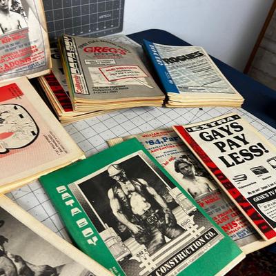 Data Boy Gay News Print Magazine Late 70's / Early 80's Multiples o same issue