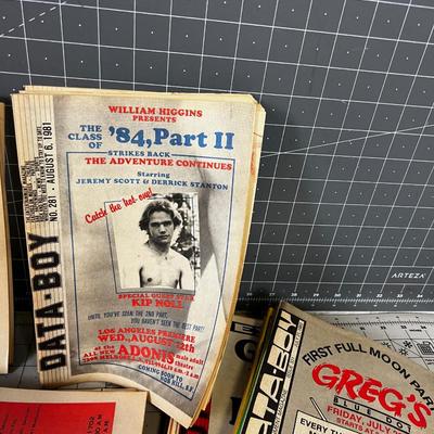 Data Boy Gay News Print Magazine Late 70's / Early 80's Multiples o same issue