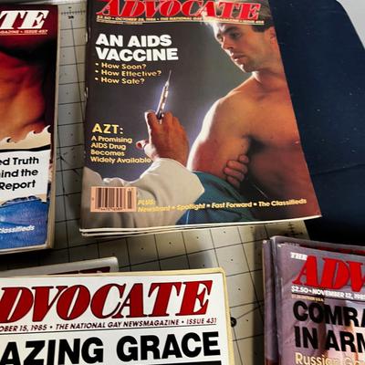 Advocate Magazine Several Multiples of the same issue. 