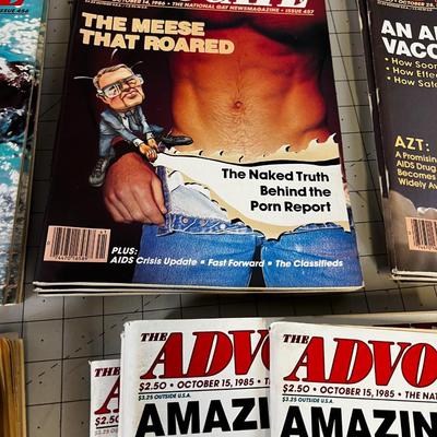 Advocate Magazine Several Multiples of the same issue. 