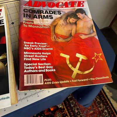 Advocate Magazine Several Multiples of the same issue. 