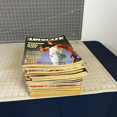 Advocate Magazine Several Multiples of the same issue. 