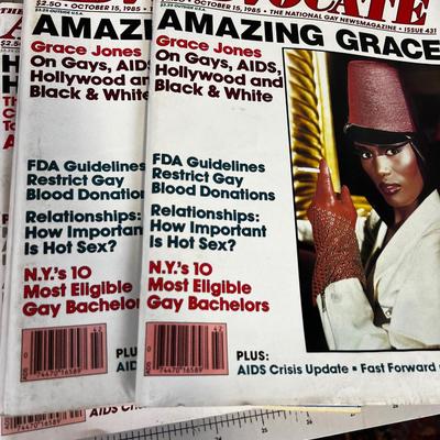 Advocate Magazine Several Multiples of the same issue. 