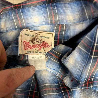 (3) Wrangler Snap Front XL Men's Shirts