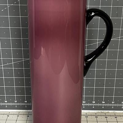 Amethyst 13" Glass Pitcher.