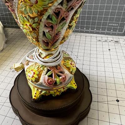 Exquisite! Capodimonte Lamp From Felt Lighting 