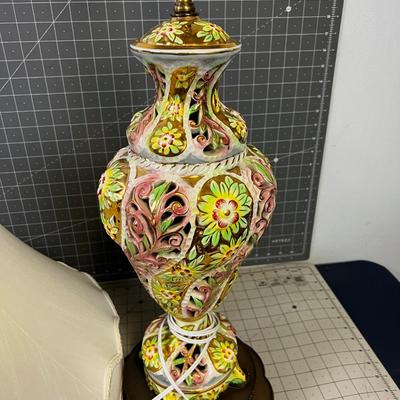 Exquisite! Capodimonte Lamp From Felt Lighting 