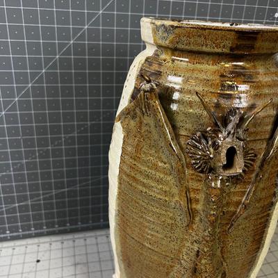 Studio Art Pottery Dragon Vase 