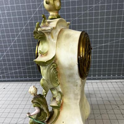 ANTIQUE Art Nouveau MANTEL CLOCK 