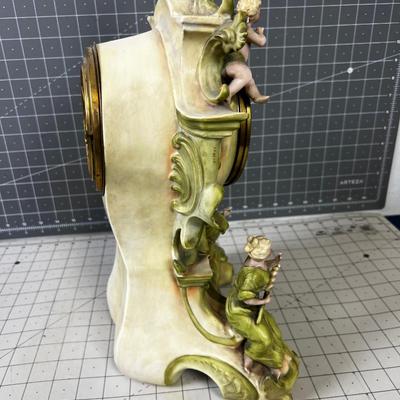 ANTIQUE Art Nouveau MANTEL CLOCK 