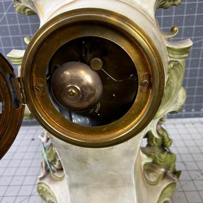 ANTIQUE Art Nouveau MANTEL CLOCK 