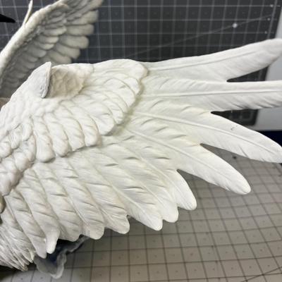 BOEHM Edward Boehm Studio Trumpeter Swan Official 1985 Porcelain Sculpture of the Audio Society. 