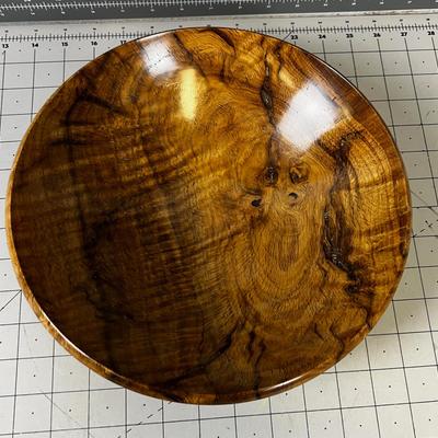 Oak Burl Hand Turned Bowl 