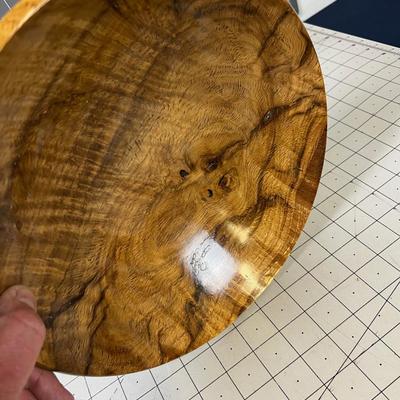 Oak Burl Hand Turned Bowl 
