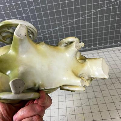 Saxony Art Nouveau Cart with Horses 