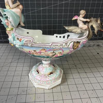 Exceptionally Cool Piece of Meissen Dragon Boat 
