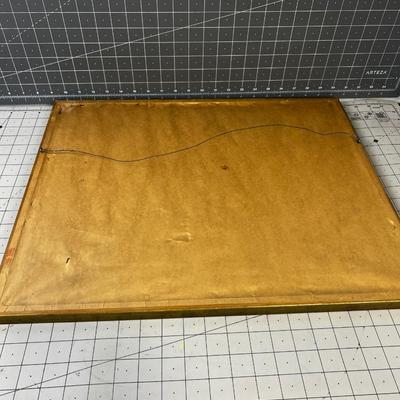 Signed European Lithograph of Sheepherder