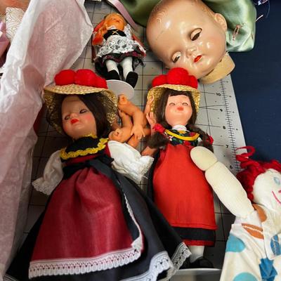 Large Lot of Dolls both with and with out Boxes
