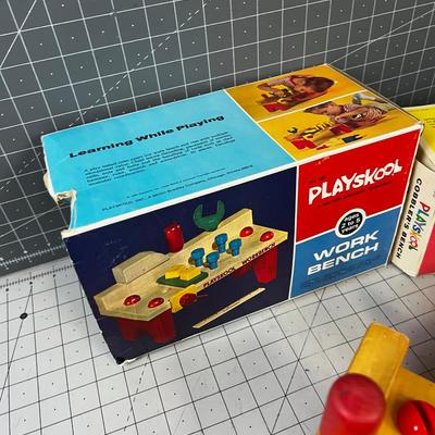 Play Skool Work Bench and Cobbler Bench. Both with Original Boxes