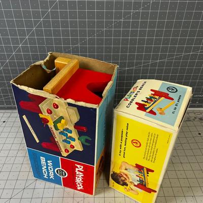 Play Skool Work Bench and Cobbler Bench. Both with Original Boxes