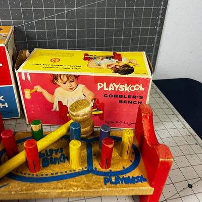 Play Skool Work Bench and Cobbler Bench. Both with Original Boxes