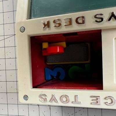 Fisher Price Play Desk, In Original Box with stuff