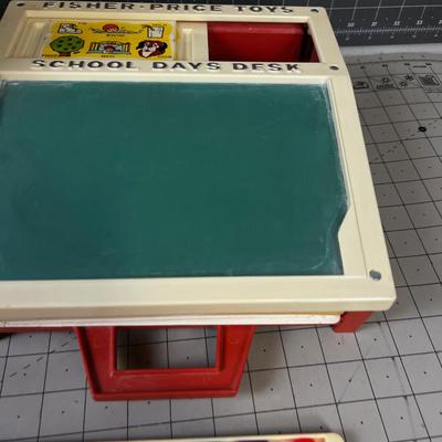 Fisher Price Play Desk, In Original Box with stuff